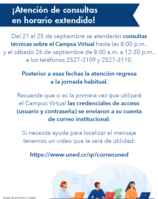 21 al 25 de setiembre consultas técnicas hasta las 8pm y 26 de setiembre  de 8 a 12:30pm al 25273109 y 25273110