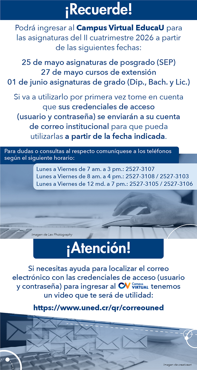 Inicio del segundo cuatrimestre 01 de junio